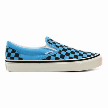 Vans Anaheim Factory Classic Slip-On 98 DX - Naisten Tennarit - Sininen